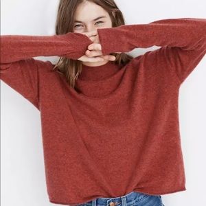 Madewell Cashmere Mockneck Sweater